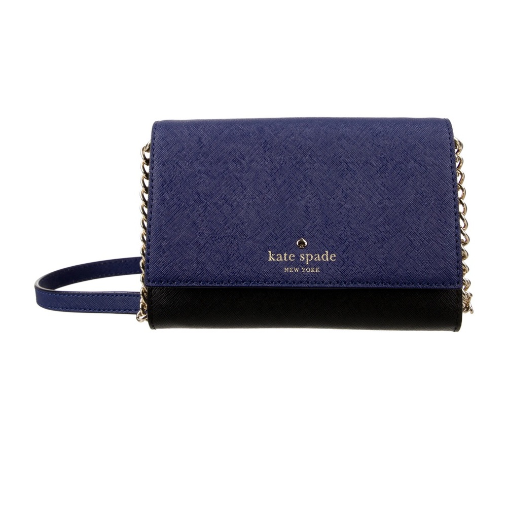 Kate Spade Blue and Black Crossbody Bag
